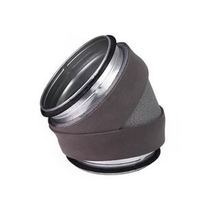 Thermoduct bocht 250mm 45° geisoleerd Econox